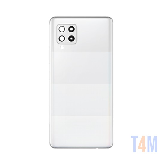 Tapa Trasera+Lente de Camara Samsung Galaxy A42 5G/A426 Prism Dot Blanco